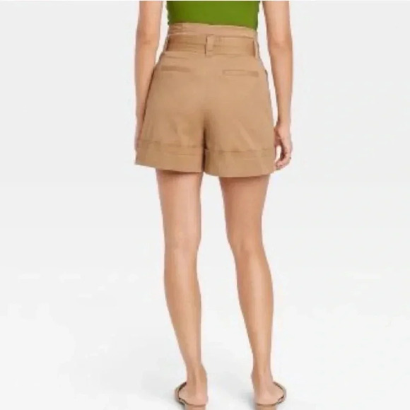 A new day high waisted paper bag shorts - Picture 3 of 11